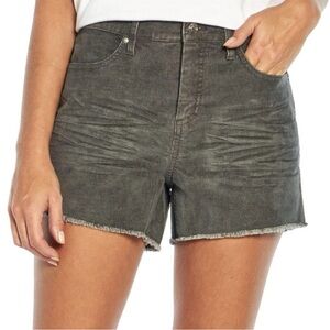 GAP Women's Corduroy Shorts 4 in Raw Edge Hem Cut Off Silver Size 6 - NWT $49.95